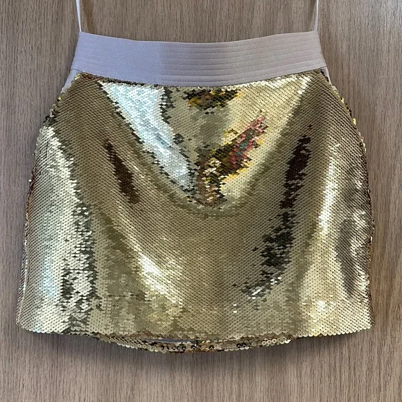 Delon sequined high-rise miniskirt - Picture 3 of 7